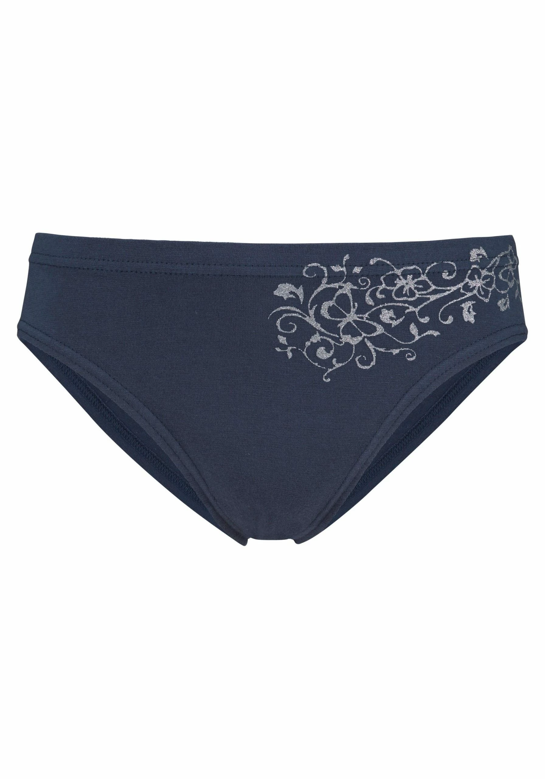 Petite Fleur Slip (Packung, 4-St) Schöner Basic Für Jeden Tag, Mit Floralem Glitzerdruck 7 Petite Fleur Slip (Packung, 4-St) Schöner Basic Für Jeden Tag, Mit Floralem Glitzerdruck – Bild 5
