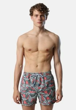 North Sails Badeshorts Badeshorts Mit Tropischem Print Mit Sportivem Design