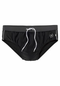 Bugatti Badeslip Mit Kontrastfarbenen Details