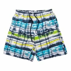 ELEMAR Badeshorts Übergrößen Badeshorts Trendig Schwarz-gelb-türkis Elemar