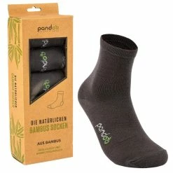 Pandoo Sportsocken Sportsocken, 6er Pack Aus Viskose (Bambus Zellstoff)