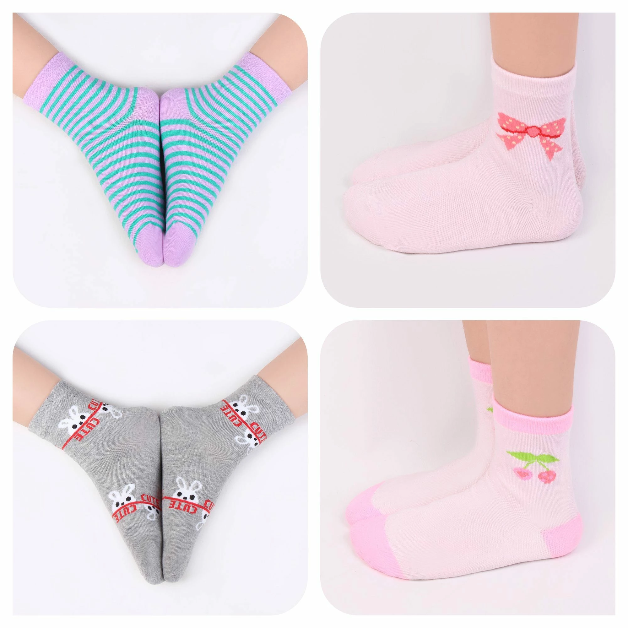 L&K-II Langsocken 2803-2809 (Beutel, 10/12 Paar) Mädchen Socken Aus Baumwolle 8 L&K-II Langsocken 2803-2809 (Beutel, 10/12 Paar) Mädchen Socken Aus Baumwolle – Bild 6