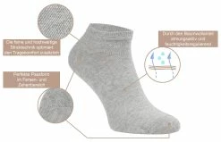Paolo Renzo Sneakersocken (3-Paar) Atmungsaktive Unisex Sneaker Socken Für Herren Und Damen Aus Hochwertiger Baumwolle -Buffalo Shop 6280be12 3873 4ba8 9c52 67d3253e4758