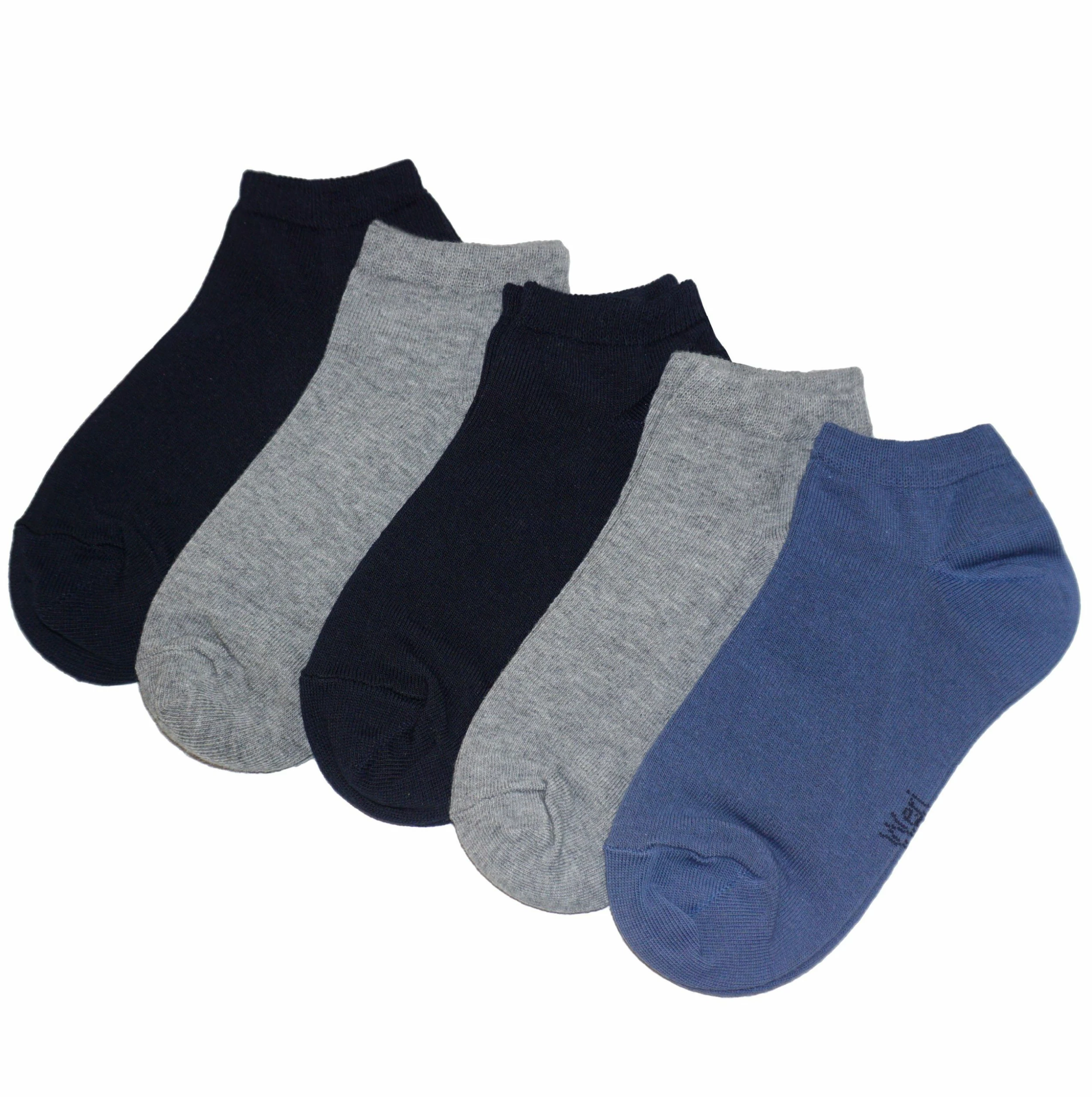WERI SPEZIALS Strumpfhersteller GmbH Sneakersocken Sneakersocken 5-er Pack Für Jungs Und Herren >>Blau Und Grau<< Aus Baumwolle (Set) 5er-Pack 3 WERI SPEZIALS Strumpfhersteller GmbH Sneakersocken Sneakersocken 5-er Pack Für Jungs Und Herren >>Blau Und Grau<< Aus Baumwolle (Set) 5er-Pack