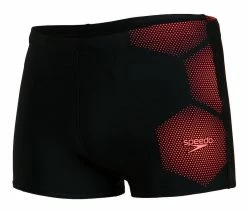 Speedo Badehose GALA LOGO ASHT AM BLACK/ORANGE