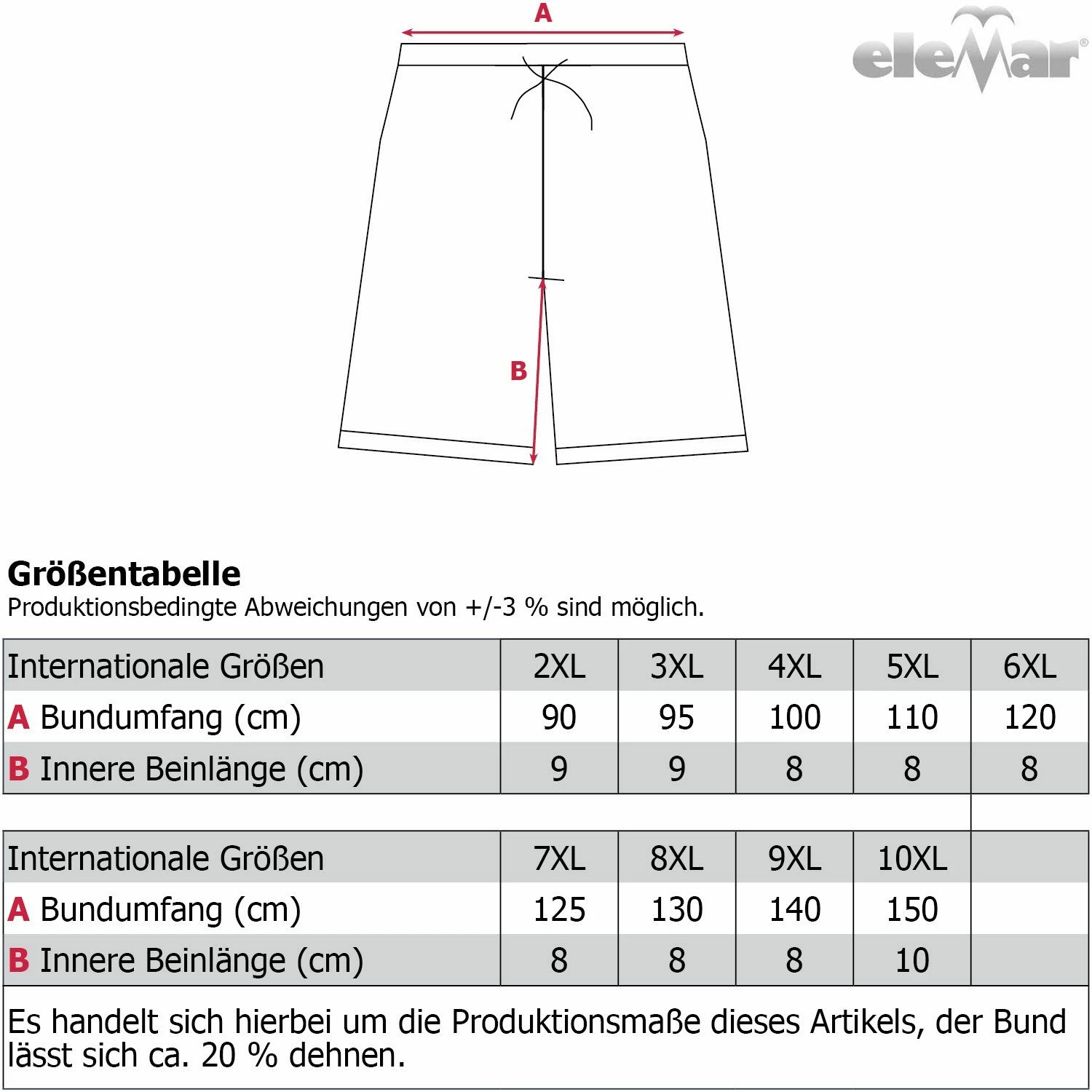 ELEMAR Badeshorts (1-St) Herren Badeshorts In Übergrößen 6 ELEMAR Badeshorts (1-St) Herren Badeshorts In Übergrößen – Bild 4
