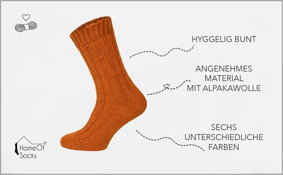 HomeOfSocks Socken Bunte Socken Mit Umschlag Mit Wolle Und Alpakawolle Strapazierfähige Und Warme Socken Mit 40% Wollanteil Und Alpakawolle 9 HomeOfSocks Socken Bunte Socken Mit Umschlag Mit Wolle Und Alpakawolle Strapazierfähige Und Warme Socken Mit 40% Wollanteil Und Alpakawolle – Bild 7