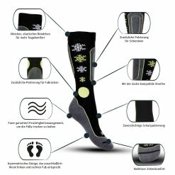 Gabriel Najdorf Skisocken Kinder Skisocken Wintersocken Kniesstrümpfe Kompressionssocken (Beutel, 3 Paar) Mit Extra Starker Polsterung Höchste Wärmeisolation Skisocken Snowboar -Buffalo Shop dccece56 76b7 403d 881f c7bba075e9cc