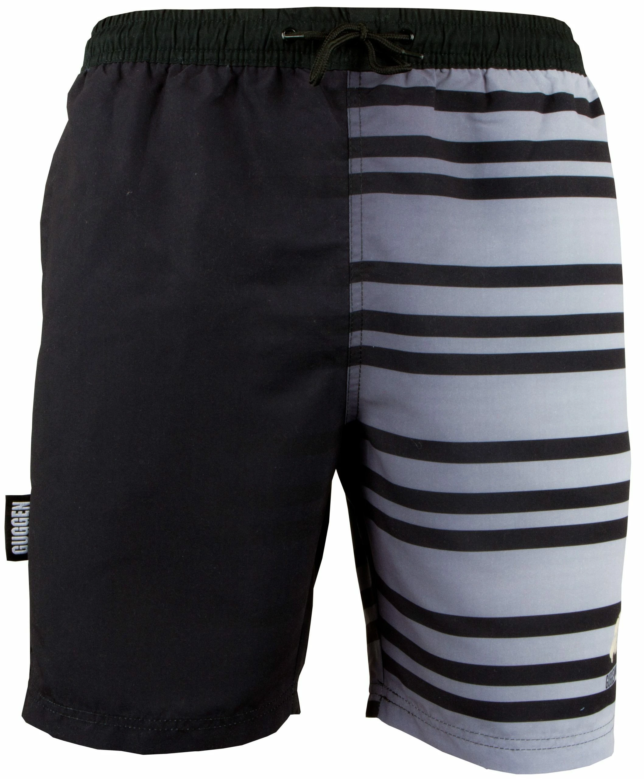 GUGGEN Mountain Badehose Badehose Herren B1 Schnelltrocknende Badeshorts Schwarz Weiss 4 GUGGEN Mountain Badehose Badehose Herren B1 Schnelltrocknende Badeshorts Schwarz Weiss – Bild 2