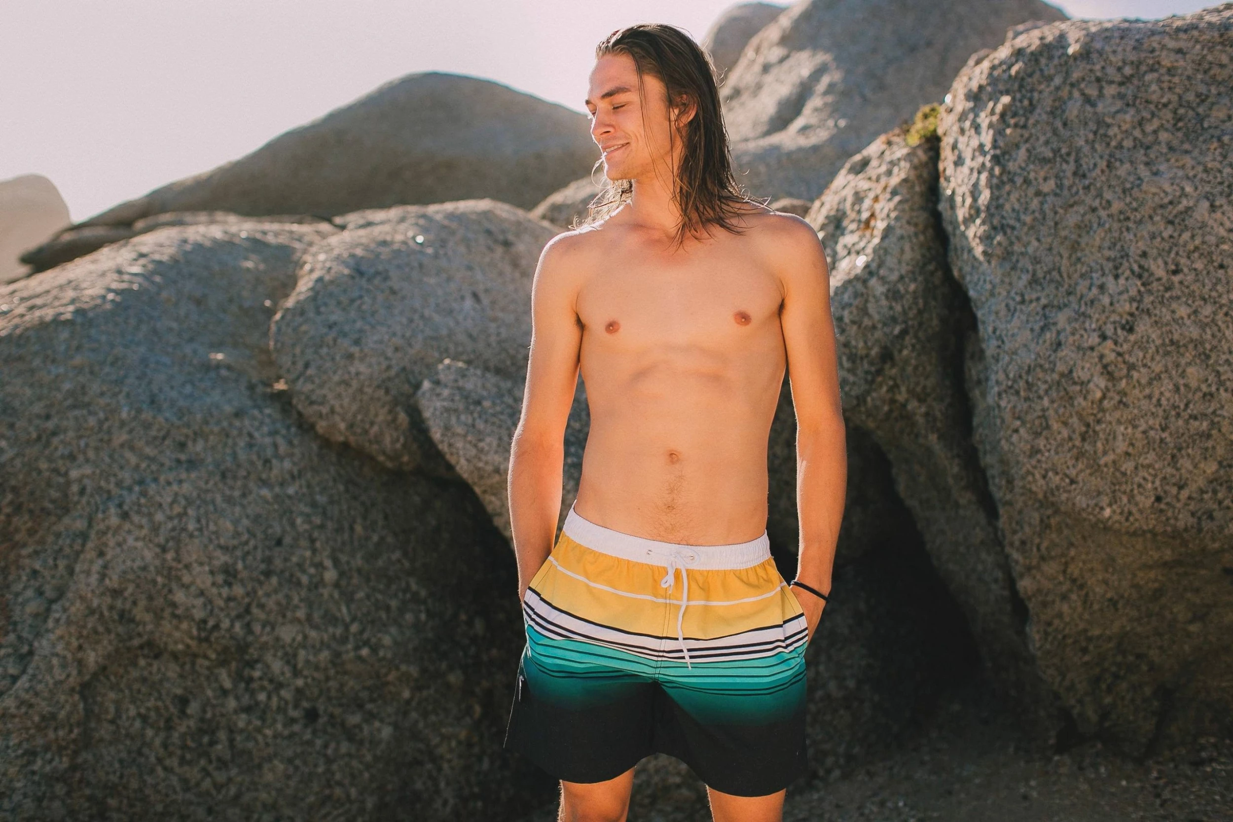 Luvanni Badehose Badehose Herren Schnelltrocknende Beachshorts 580 Badeshorts Kordelzug Boardshorts Schwimmhose Männer Shorts Hose 6 Luvanni Badehose Badehose Herren Schnelltrocknende Beachshorts 580 Badeshorts Kordelzug Boardshorts Schwimmhose Männer Shorts Hose – Bild 4